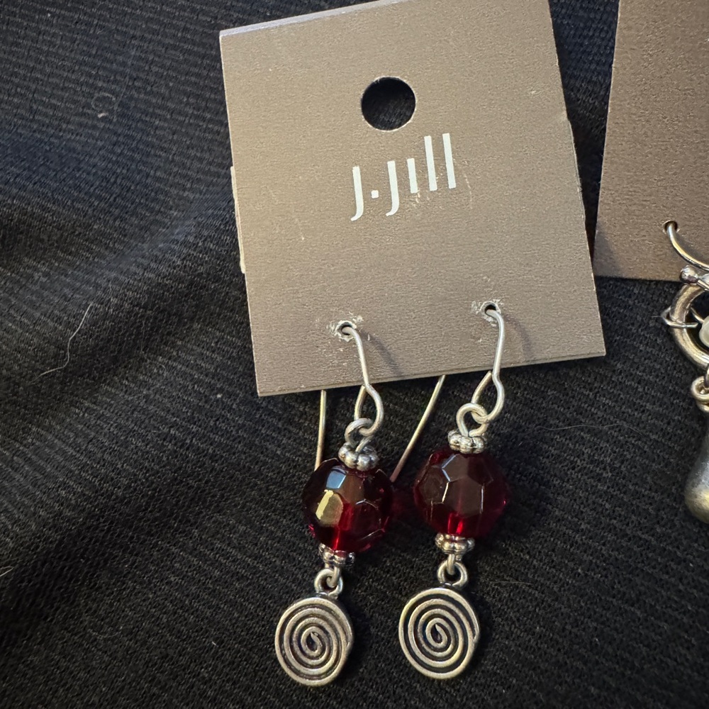 NWT BUNDLE Chico's J Jill Gold & Silver Earrings 4 pairs Pierced ears MSRP $109 - Picture 10 of 16